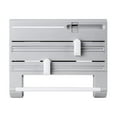 thumbnail image 2 of 6 in 1 Plastic Wrap Storage Cutting Rack Storage Box Multifunctional Storage Cutting Rack Household Kitchen Tool Rack for Kitchen Seasonings Home, 2 of 9