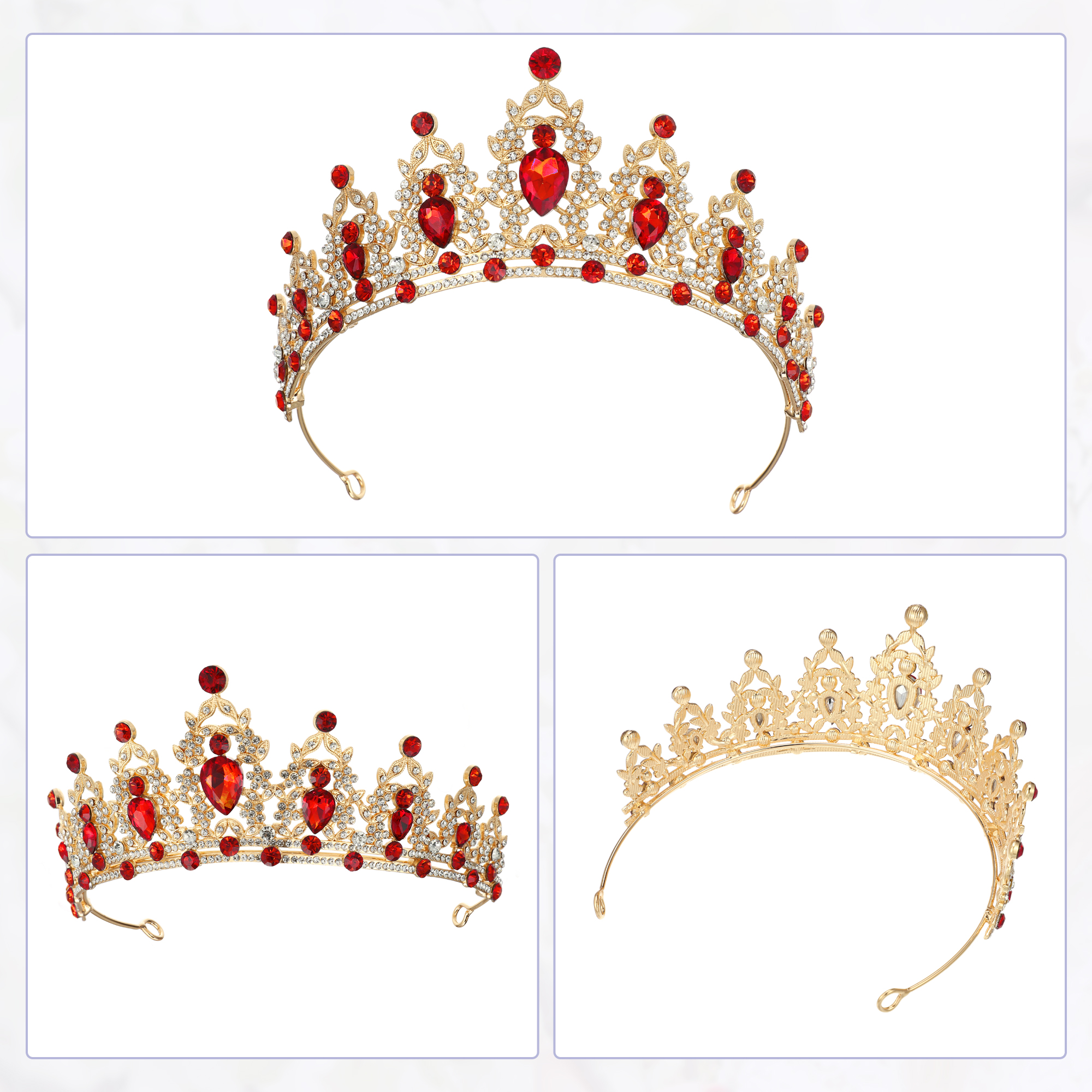1pc 3ème à 18ème Anniversaire Crown Crystal Couronne Anniversaire Anniversaire Décoration Joyeux