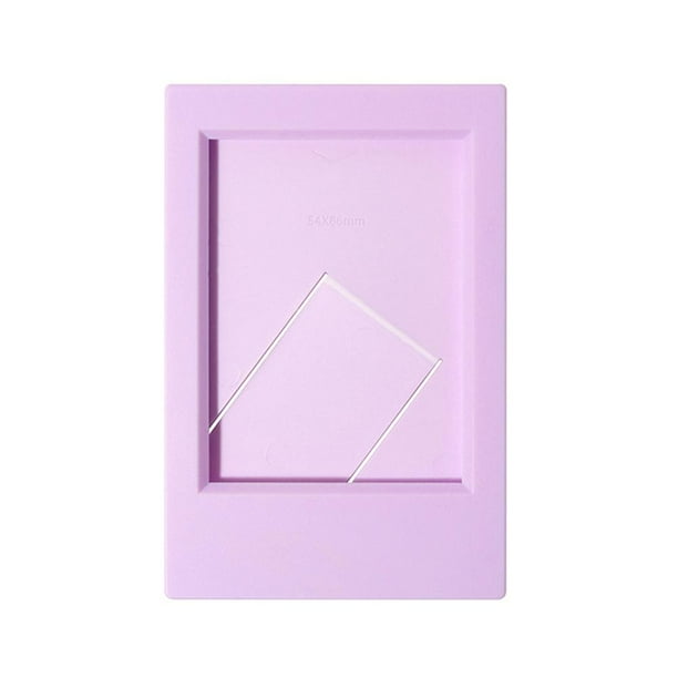 Marco de fotos Decoración de bricolaje Soportes de fotos para imágenes de 3 pulgadas (Púrpura) WDOplteas Para estrenar
