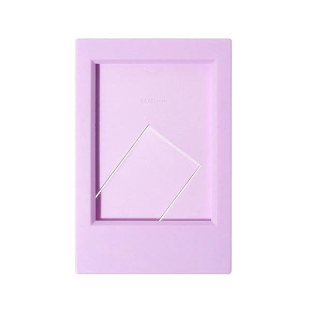 Marco de fotos Decoración de bricolaje Soportes de fotos para imágenes de 3 pulgadas (Púrpura) Ndcxsfigh Para estrenar