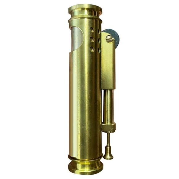 CHENMEI Windproof Classic Trench Brass Kerosene Refillable Grinding Wheel Automatic Ejection Seal Retro Antique for Soldier