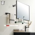 thumbnail image 4 of Double Towel Bar Matte Stainless Steel Bath Towel Rack for Bathroom Towel Holder Wall Mount Total Length TBLPB, 4 of 8