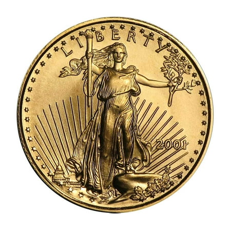 2001 $5 American Gold Eagle 1/10 oz Brilliant Uncirculated