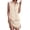 Beige, variant on Bosfbaoi Women's Sleeveless Shirt Dress, Collared Button Front Solid Color Mini Dress, Lightweight Breathable Casual Sundress for Daily Wear