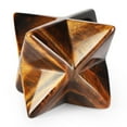 thumbnail image 2 of Artistone 1 Inch Tiger Eye Crystal Merkaba Star Healing Crystal Carvings Spiritual Reiki Gift, 2 of 5