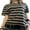Gray, variant on Rdhnmea Women's Striped Tops Short Sleeve Round Neck Loose Fit T-shirt