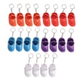 thumbnail image 1 of 20Pcs Slipper Keychain Assorted Colors Soft Flexible Silicone Sturdy Hole Shoes Keychain for Bag Backpack Clothes, 1 of 14