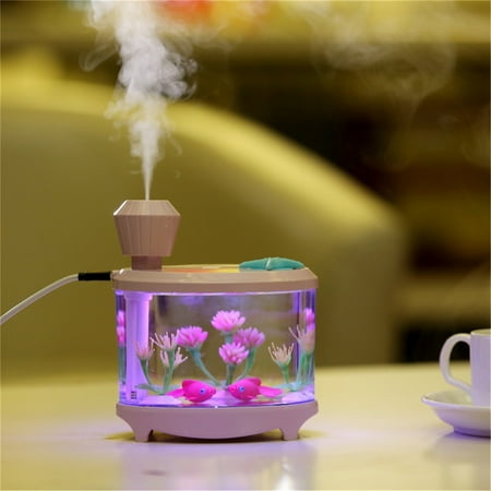 

WANYNG Fish Tank Lamp Humidifier for Home Office Travel Creative Decoration Tool