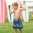 thumbnail image 4 of FORMRS Boys Swim Trunks Quick Dry Mesh Liner Boardshorts Sizes XS-XL, Floral Occean, 4 of 7
