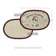 thumbnail image 2 of VHC Brands Jolly Ole Santa Jute Oval Placemat 10x15, 2 of 4