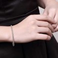 thumbnail image 2 of Ayyufe Bracelet Silver Plated Pretty Women Hand Chain with Lobster Clasp for Birthday, 2 of 6