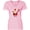 AD-Pink, variant on Inktastic Christmas Pickleball Santa Women's V-Neck T-Shirt