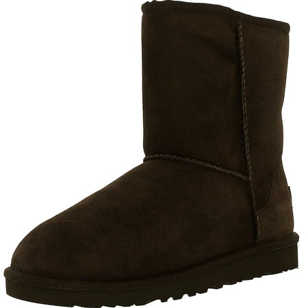Ugg Girl's Classic K Chocolate Mid-Calf Wool Boot - (Best Price On Ugg Classic Tall Boots)