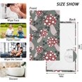 thumbnail image 2 of Coolnut Bathroom Hand Towels 2 Pcs Cute Red Mushrooms Print, Cotton Bath Towels Lightweight Quickdry for Bathroom Ktichen Travel Gym, 16"×28", 2 of 6