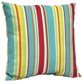 Mainstays Blue Floral Outdoor Patio Dining Seat Pillow Back