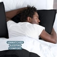 thumbnail image 6 of Bare Home  Soft Hypoallergenic Microfiber Duvet Cover and Sham Set Black Queen 3 Piece, 6 of 9