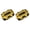 Gold, variant on 2pcs Front Brake Reservoir Cap Aluminum Motorcycle Brake Reservoir Fluid Tanks Cover Oil Cup Cap Motorbike Accessories