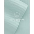 California King, 4 Piece Embossed Hotel Style Bed Sheets in Aqua by