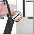 thumbnail image 4 of 5PCS Moth Proof Dustproof Waterproof PEVA Translucent Garment Covers with Zip Dress Covers for Shirts Coats Costumes (60X100cm), 4 of 5