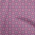 thumbnail image 1 of oneOone Georgette Viscose Pink Fabric Asian Kilim Fabric For Sewing Printed Craft Fabric By The Yard 42 Inch Wide, 1 of 5