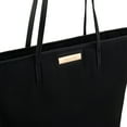 thumbnail image 4 of Montana West Women's Nylon Solid Print Tote Shoulder Handbag, Pure Black, 4 of 7