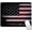 Retro american flag, variant on Mouse Pad - Office Computer Laptop Mousepad With Stitched Edges, Non-Slip, Washable Personalized Design Art 12 X 10 Inch
