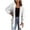 White, variant on Fall Jackets for Women 2025 Solid Color Long Sleeved Hooded Double Pocket Splicing Casual Outwear Outwear Coats Brown S-3XL