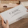 thumbnail image 7 of EOSAHR Wooden Soap Holder Tray – 1 Count Farmhouse Pedestal Stand for Bathroom Sink and Kitchen Counter Organizer (Light Brown), 7 of 7