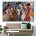 thumbnail image 5 of Oil Painting Print, African Singer Wall Decor, Jazz Musicians Art, African Pianist Poster, Jazz Wall Art, Jazz Singer Printed Canvas, Canvas Wall Decor - 5P Mix-Gallery Wrap, 5 of 9
