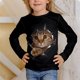 thumbnail image 3 of Ropa para niños de 8 a 14 años, linda camiseta de otoño 2023, informal, con estampado de manga larga, camisetas blancas de moda, ropa para niñas, 3 of 5