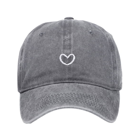 Mostsola Women Washed Plain Baseball Cap Embroidery Pattern Golf Hat Adjustable Unstructured Cap