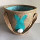 thumbnail image 4 of Injueey Bolsa de conejito de tela resistente al desgaste, cubos de vacaciones para regalo, suministros para niños, patrones decorativos Almacenamiento y organización del hogar Doble Asa Azul, 4 of 6