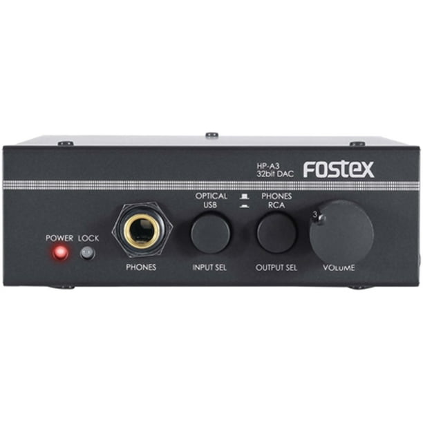Fostex Hp A3 32 Bit Digital To Analog Converter And Premium Headphone Amplifier Walmart Com