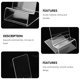 thumbnail image 2 of GOOHOCHY 4pcs soporte de teléfonos celulares acrílicos soportes de pantalla transparente shopwindow display, 2 of 7