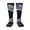 2 Black-1, variant on Womens Thin Blue Line Flag Art Knee High Socks Comfy Thermal Boot Long Socks