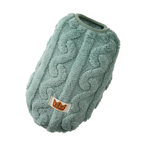 Gilet pour Chien Doux Hiver Temps Froid Chaud Pull Sans Manches Vêtements pour Petits Moyens Chiens Chiot Intérieur Extérieur