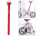 thumbnail image 3 of Lightweight Bike Seatpost High Strength Adjustable Road Folding Seat Post /31.6/33.9 Saddle Tube Support Pole Rod Component Accessories Rojo 316x400 mm DYNWAVEMX Poste de asiento de bicicleta, 3 of 8