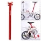 thumbnail image 3 of Tija de Sillín de Bicicleta, Aleación de Aluminio de Resistencia, Tija de Sillín de Bicicleta Plegable de Montaña Ajustable, Piezas de Componente Rojo 272x400mm Macarena Poste de asiento de bicicleta, 3 of 8