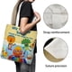 thumbnail image 3 of Noodle & Pals Bolso de tela con estampado de lienzo para mujer, bolsa de compras reutilizable y estética, con cremallera interior, regalo para mujer,40*40cm., 3 of 6
