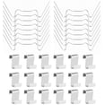 thumbnail image 1 of Paquete de 150 clips para acristalamiento de invernadero, con clips de alambre de 75 W para acristalamiento de invernadero y clips superpuestos de 75 Z para acristalamiento de invernadero para, 1 of 5