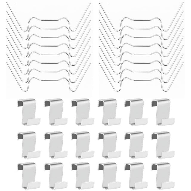 Paquete de 150 clips para acristalamiento de invernadero, con clips de alambre de 75 W para acristalamiento de invernadero y clips superpuestos de 75 Z para acristalamiento de invernadero para