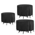 thumbnail image 3 of Mosiee Round Patio Bar Height Table And Chair Cover,Outdoor Round Patio Table Cover, 3 of 4