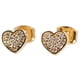 thumbnail image 3 of Juego de Joyería para Mujer de Corazón LuckyLy, Collar y Aretes Baño con Zirconia Cúbica, Modelo Melody dorado UNITALLA, 3 of 7