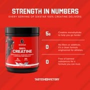 Six Star Pro Nutrition 100% Creatine Powder, Supports Muscles, Unflavored, 10.58 oz, 80 Servings