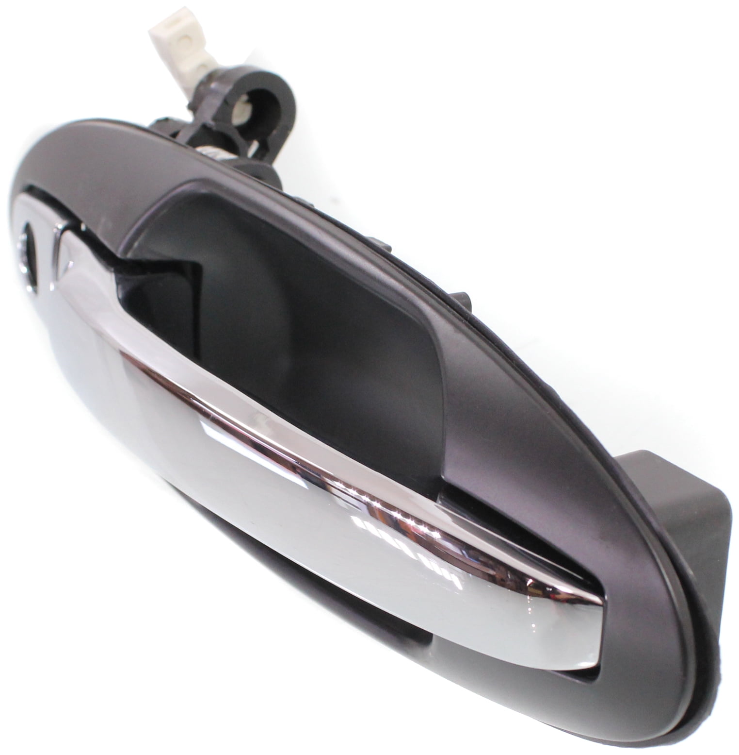 Replacement REPK462121 Exterior Door Handle Compatible with 2002-2005 Hyundai Sonata 2001-2006 Kia Optima Front, Right Passenger Chrome Lever with Primed Bezel