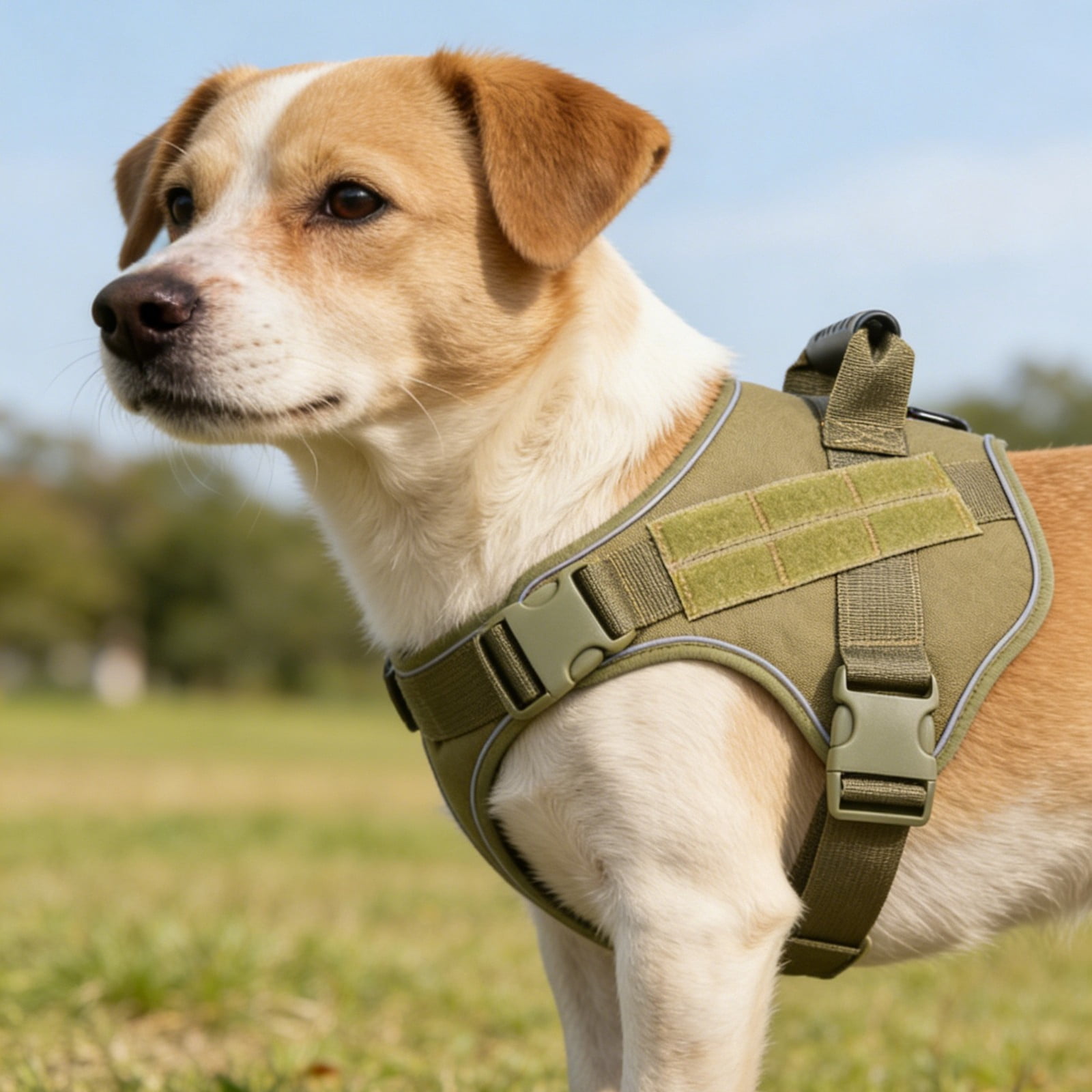 Harness for Large Dogs Heavy Duty Non Pull Harness with Handles for Walking and Training - Overhead Straps and Control Grip without Pulls