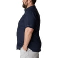 thumbnail image 4 of Camisa de campamento Columbia Slack Tide de manga corta para hombre, azul marino, 4 of 5