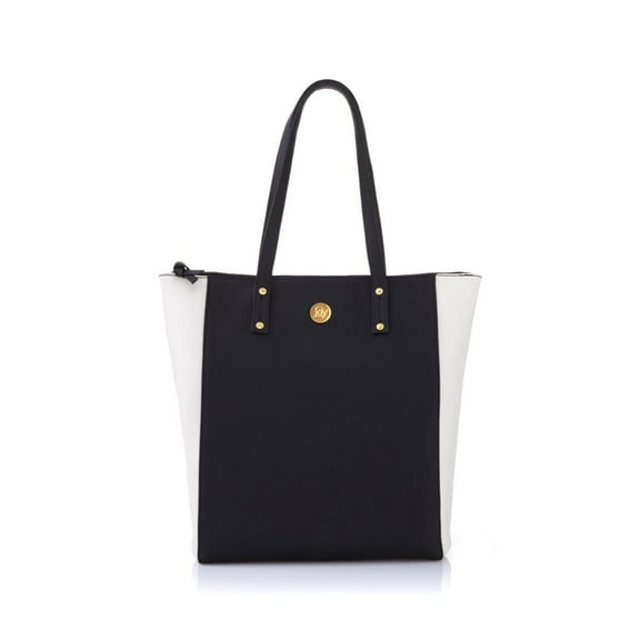 JOY Leather Colorblock Tote with RFID Protection