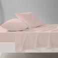 thumbnail image 5 of Purity Home 100% Organic Cotton Brushed Percale, Breathable, Super Soft, & Cozy 3-Piece Bedsheet Set, Twin, Pale Pink, 5 of 14