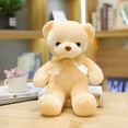 thumbnail image 1 of Oso de peluche de 30 cm, suave y adorable, ideal para decoración de fiestas de cumpleaños (beige)., 1 of 5